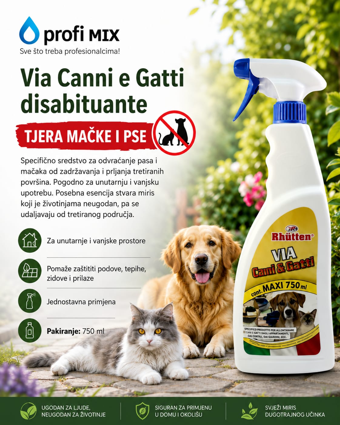 Via Cani e Gatti disabituante
