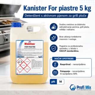 Kanister For piastre 5kg (gril)