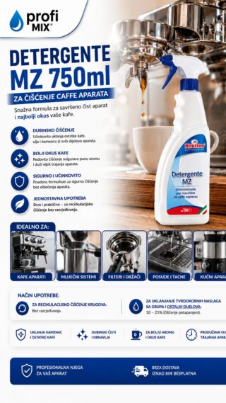 Detergente MZ 750ml za čišćenje caffe aparata