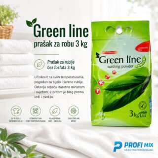 Green line prašak za robu 3 kg