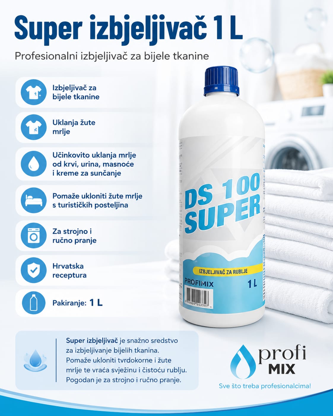 Super izbjeljivač 1l