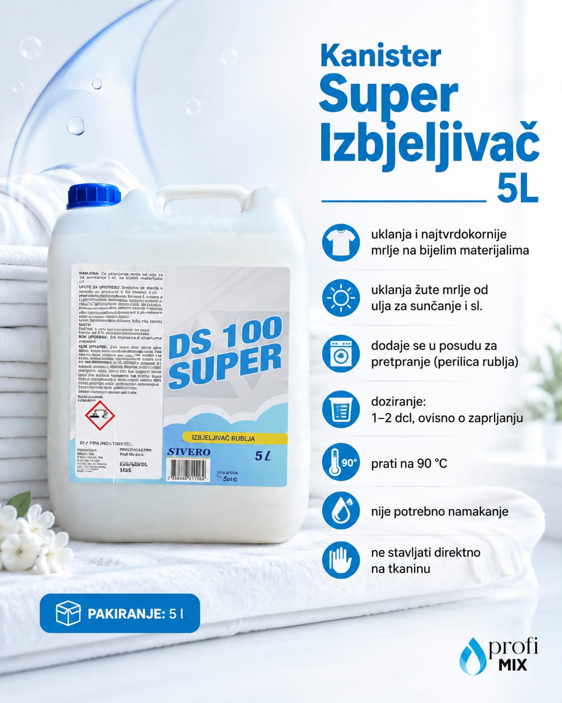 Kanister Super Izbjeljivac 5L