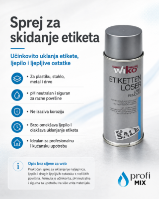 Sprej za skidanje etiketa
