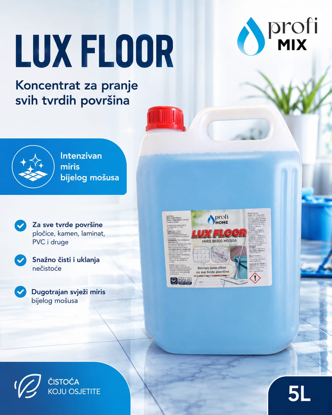 Kanister Lux Floor Mošus 5L