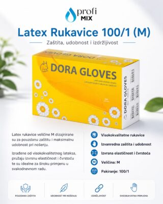 Latex Rukavice 100/1 (M)