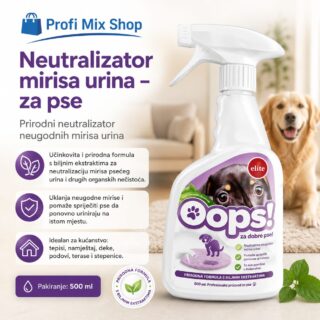Neutralizator mirisa urina – za pse