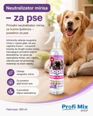 Neutralizator mirisa - za pse