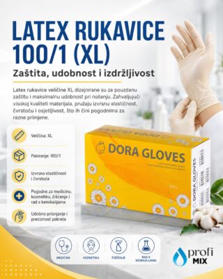 Latex Rukavice 100/1 (XL)