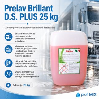 Kanister Prelav Brillant D.S. PLUS 25 kg