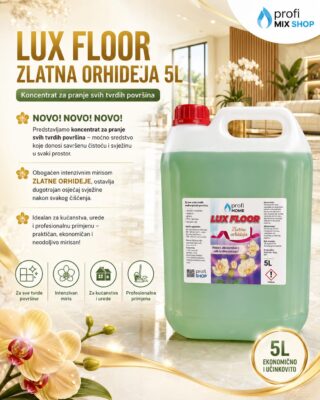 Kanister lux floor zlatna orhideja 5l