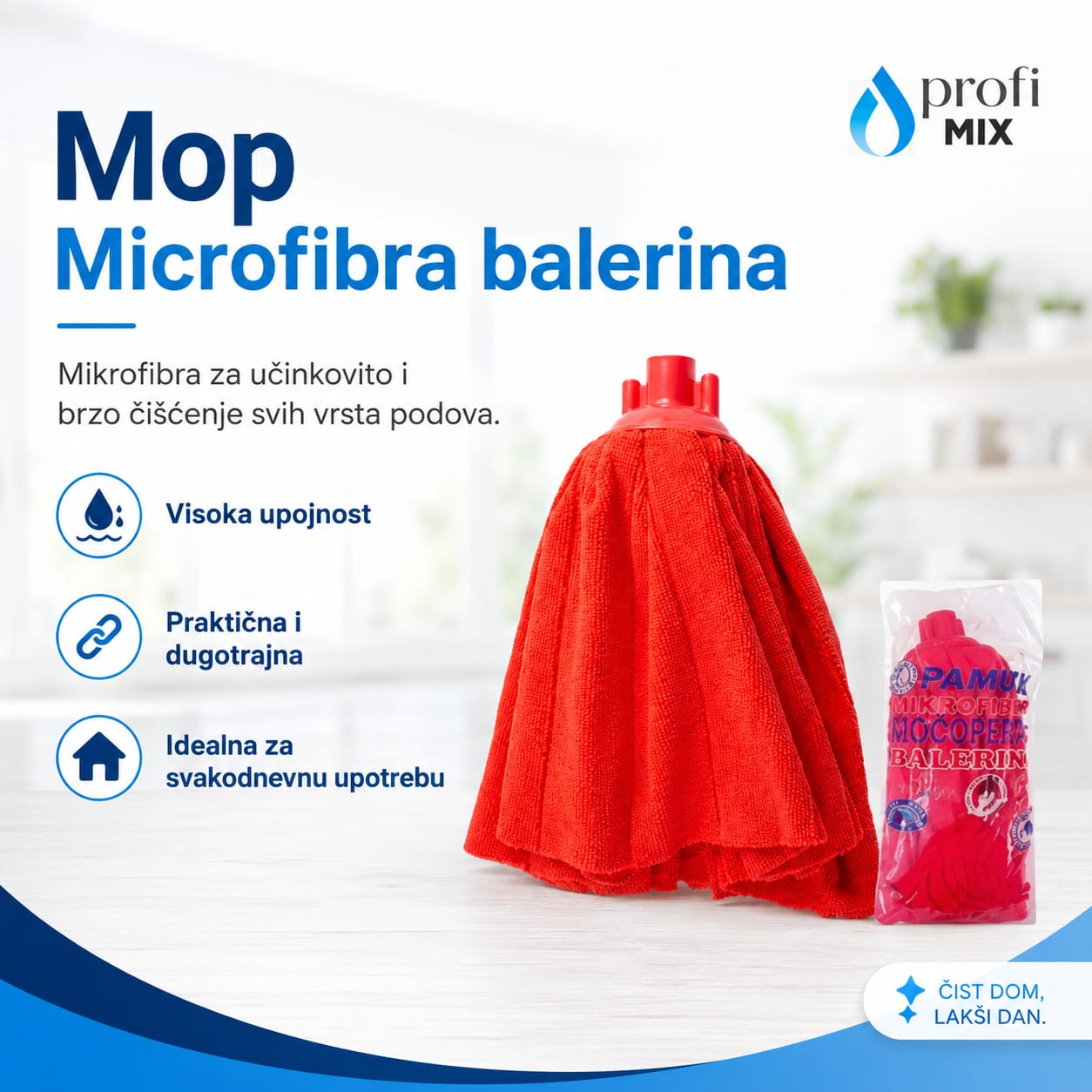 Mop Microfibra balerina