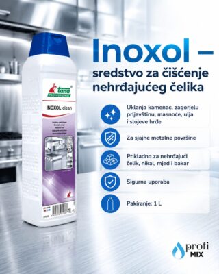 Inoxol je sredstvo za čišćenje nehrđajućeg čelika