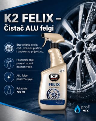 K2 FELIX - Čistač ALU felgi