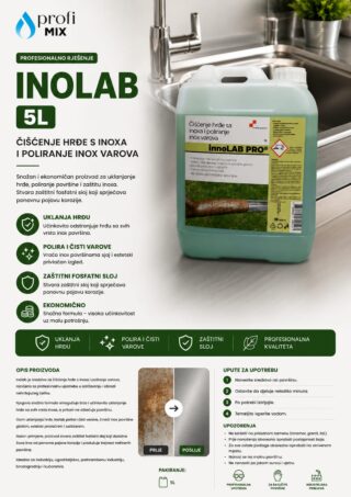 Kanister Inolab – čišćenje hrđe s inoxa i poliranje inox varova 5L