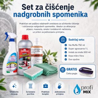 Set za čišćenje nadgrobnih spomenika