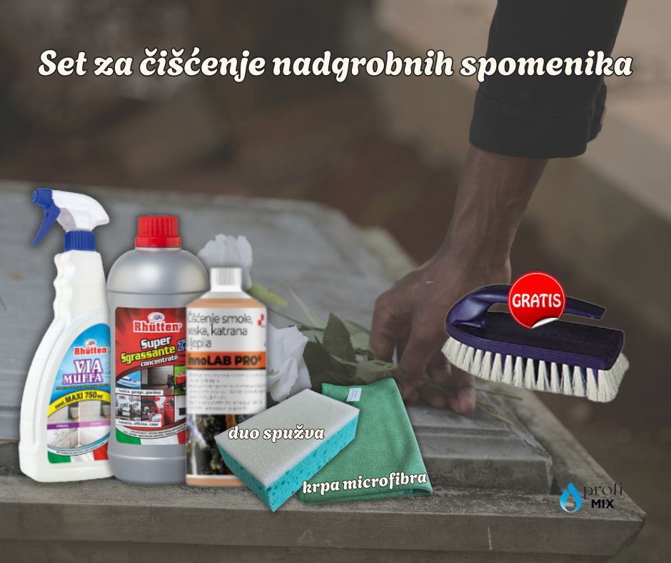 Set za čišćenje nadgrobnih spomenika