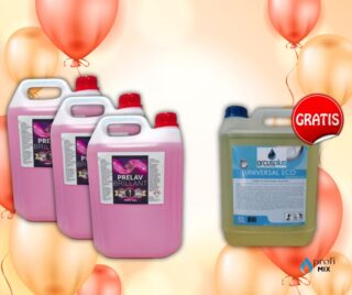 3x Kanister prelav brilant 5l GRATIS Eco universal 5L
