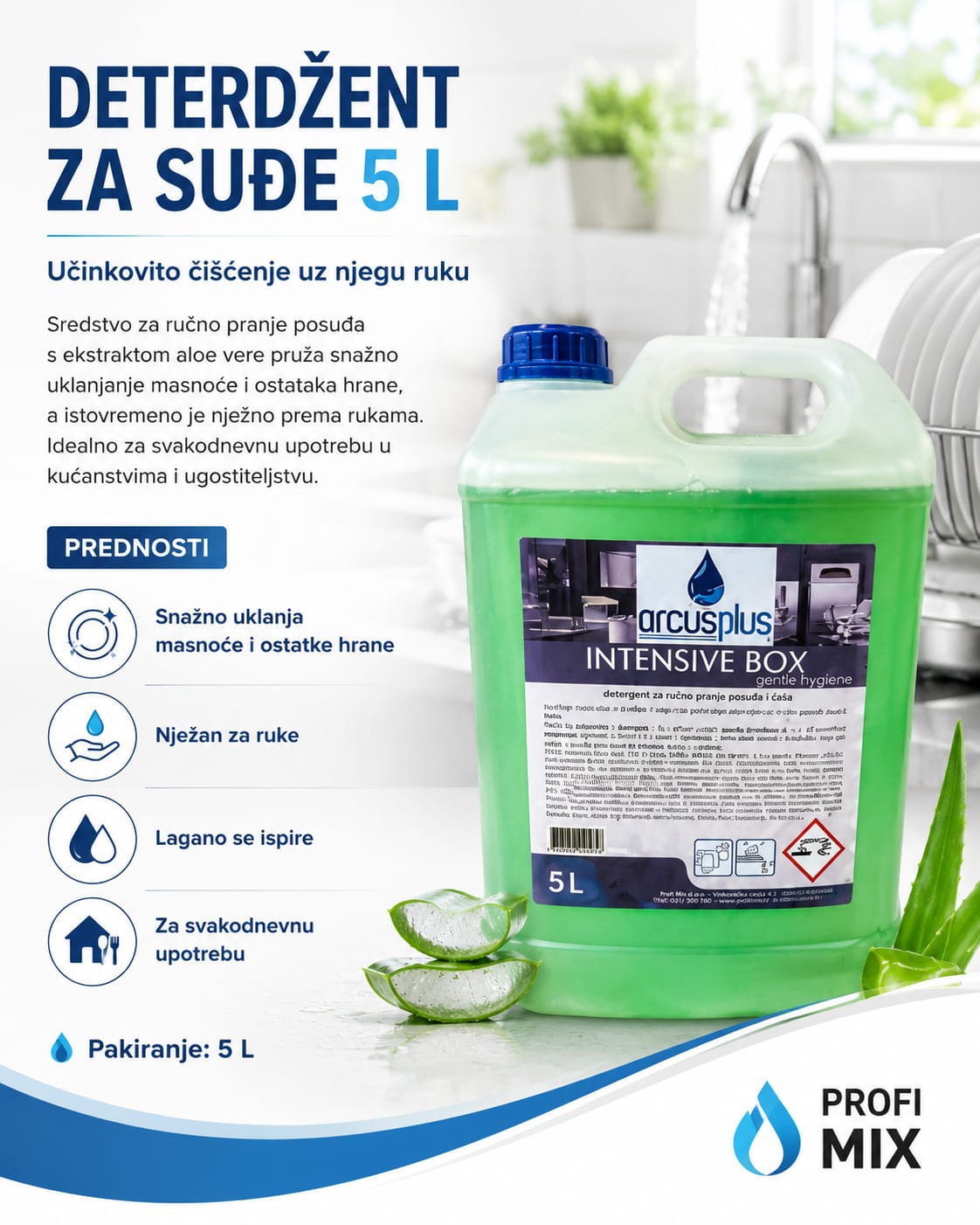 Kanister Deterdžent za suđe 5L