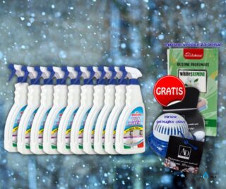 10x Via Muffa 750ml GRATIS mirisne vrećice za ormar + mirisne gel kuglice