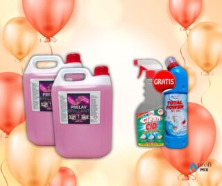 2X Kanister prelav brillant 5l GRATIS Clean cid 750ml + total power