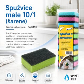 Spužvice male 10/1 (šarene)