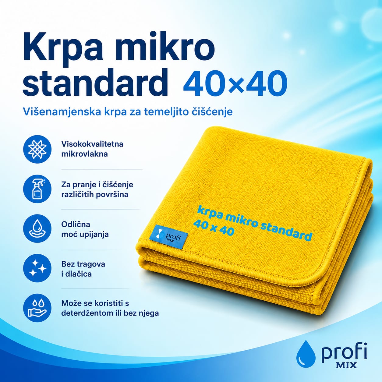 Krpa mikro standard 40x40