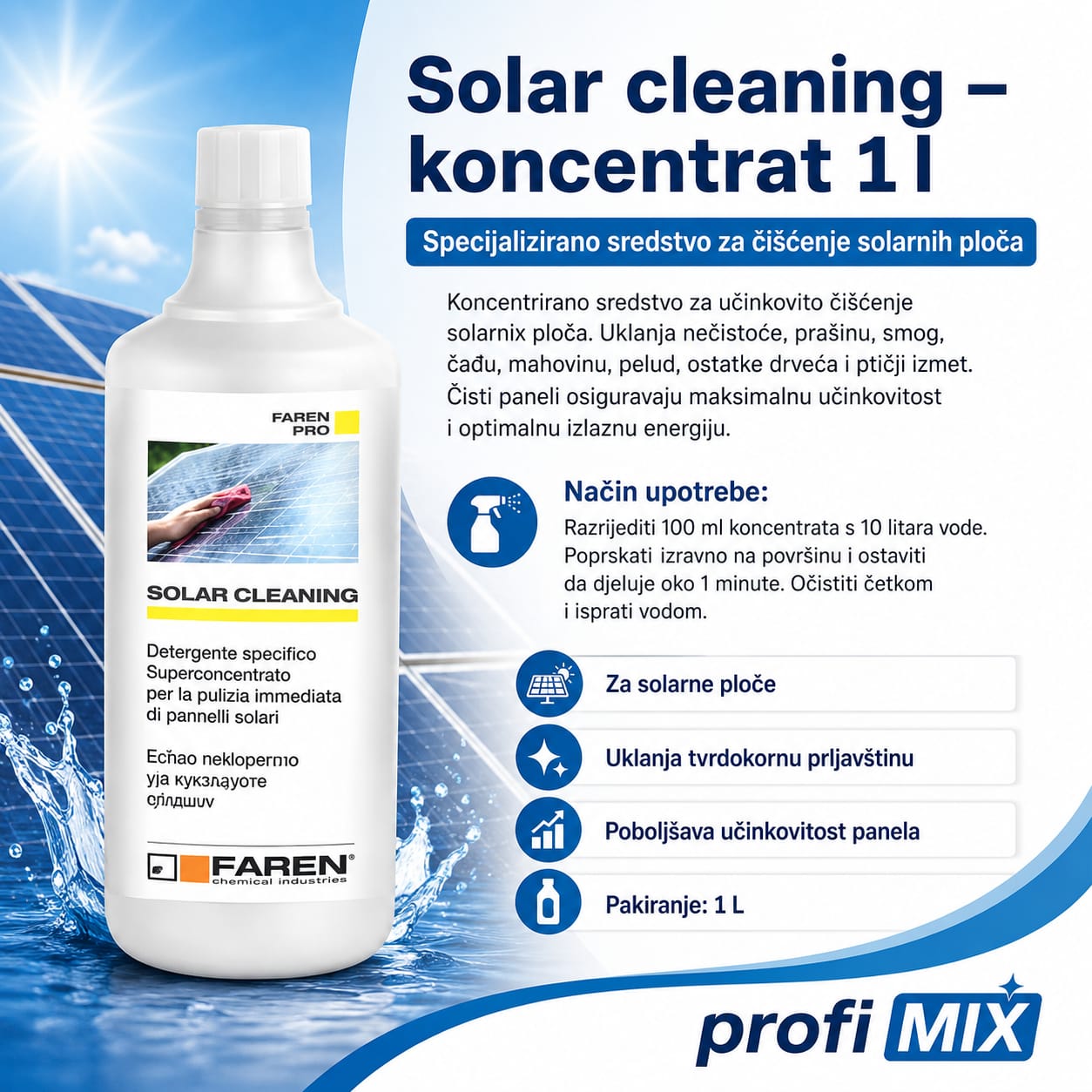Solar cleaning - koncentrat 1 l
