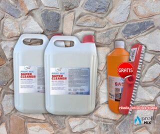 2x Super cleaner 5l GRATIS sailor 1l + ribača četka bez štapa