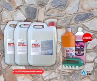 3x Super cleaner 5l GRATIS Prelav 1l + Sailor 1l + četka pegla