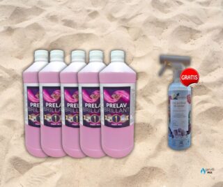 5x Prelav brillant 1l GRATIS osvjezivac tkanine zlatna orhideja 500ml