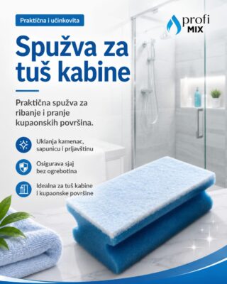 Spužva za tuš kabine