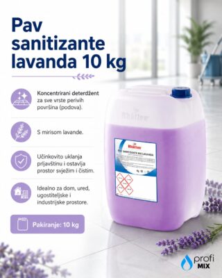 Pav sanitizante lavanda 10 kg