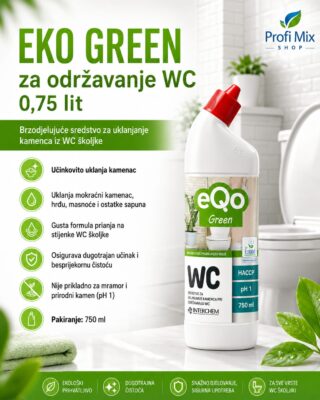 EKO GREEN za održavanje wc 0,75 lit