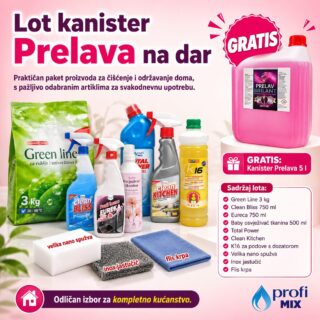 Lot kanister prelava na dar