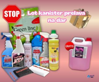 Lot kanister prelava na dar