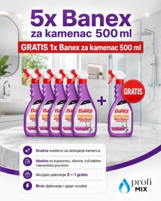 5x banex za kamenac 500ml GRATIS 1x banex za kamenac 500ml
