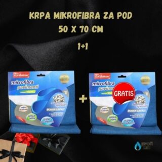 Krpa mikrofibra za pod 50x70 cm 1+1