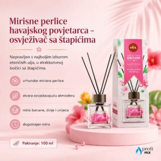 Mirisne perlice havajskog povjetarca – osvježivač sa štapićima