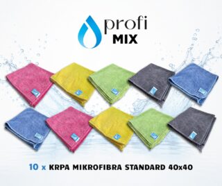 10x mikrofibra standard 40x40