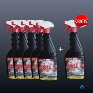 5x clean grill 750ml GRATIS clean grill 750ml