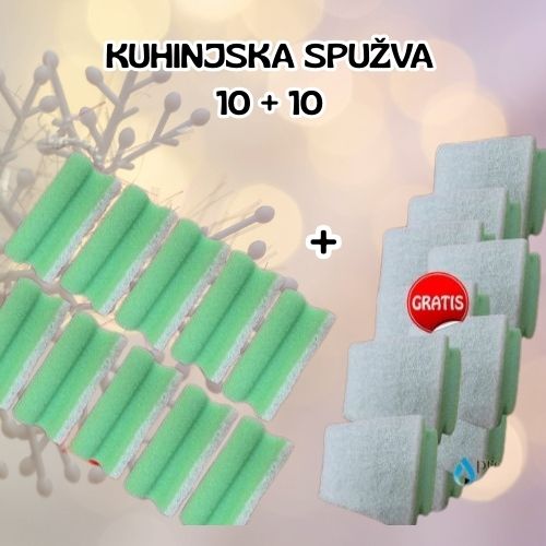 Kuhinjska spužva 10+10