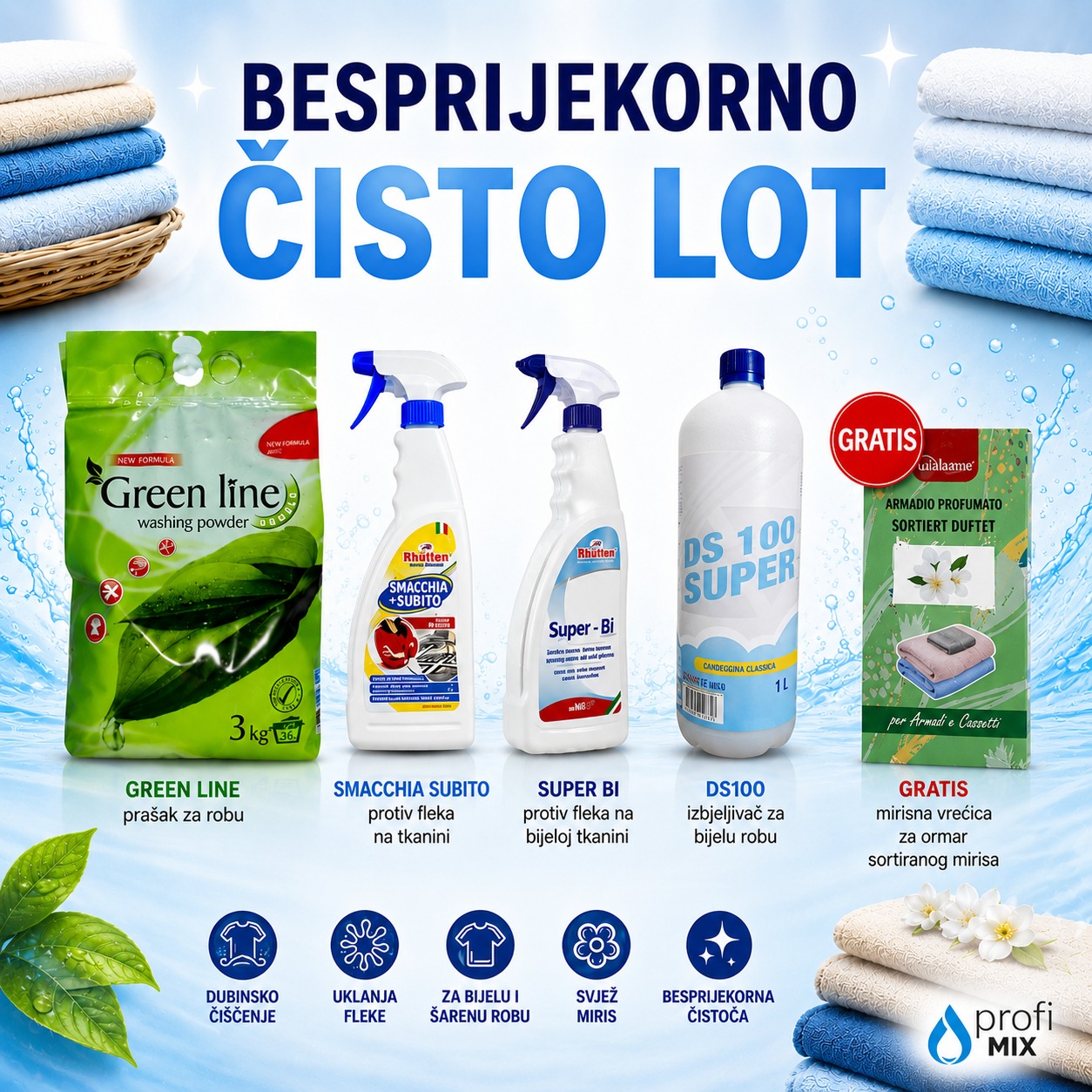 Besprijekorno čisto lot