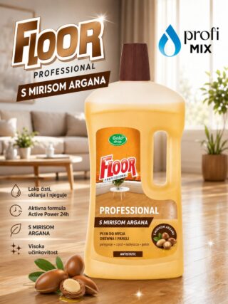 FLOOR professional 1 l s mirisom argana za čišćenje drvenih i laminatnih podova