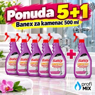Ponuda 5+1 – Banex za kamenac 500 ml, pet boca i jedna na poklon