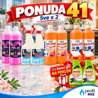 Sve x 2 – po dva Prelava Brillant, Ultimatea za kamenac, Lux Floora Merci i Sailora uz dva Banex grilla na poklon