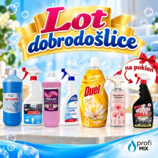 Lot dobrodošlice – šest proizvoda za dom uz CLEAN GRILL 750 ml na poklon