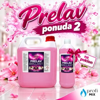 Prelav ponuda 2 – kanistar PRELAV BRILLANT 5 L i boca 1 L na poklon