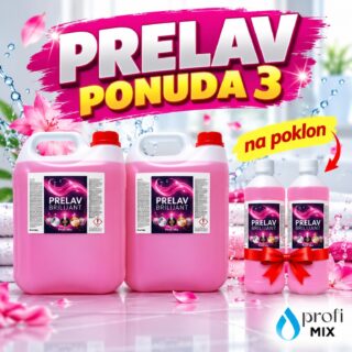 Prelav ponuda 3 – dva kanistra PRELAV BRILLANT 5 L i dvije boce 1 L na poklon